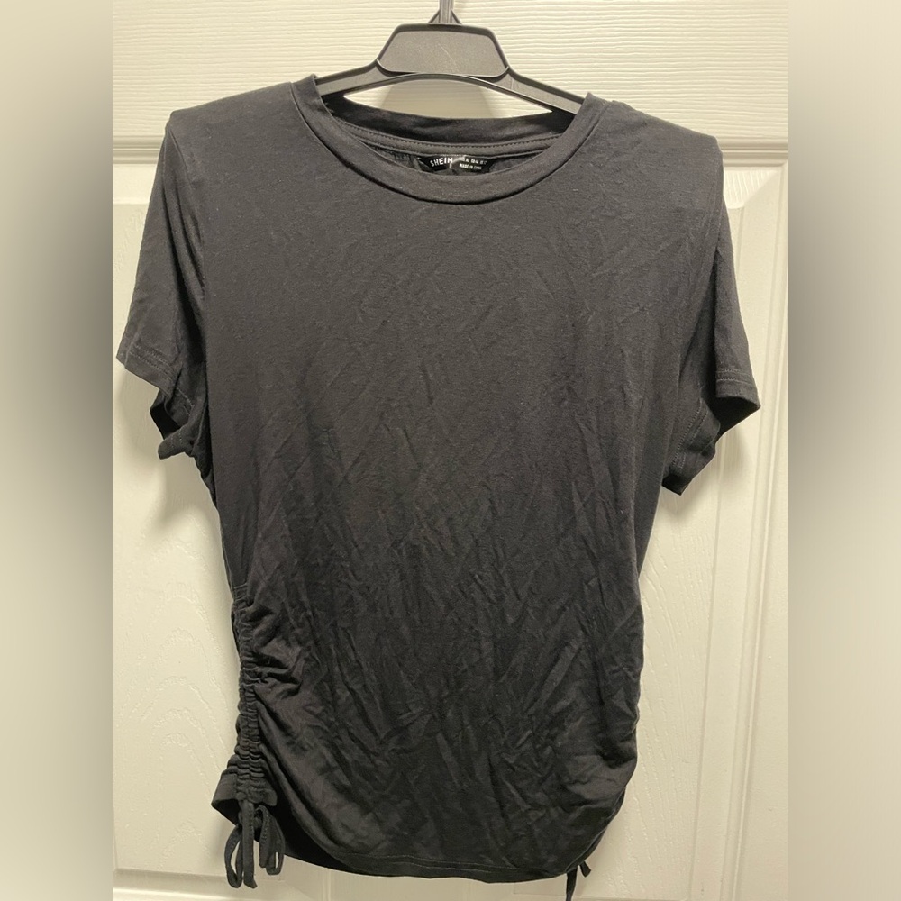 SHEIN Charcoal Tee
